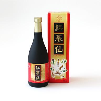 紅参仙 720mL 健康飲料 6種類の人参 紅参 御種人参 紅景天 田七人参 パフィア 蝦夷ウコギ